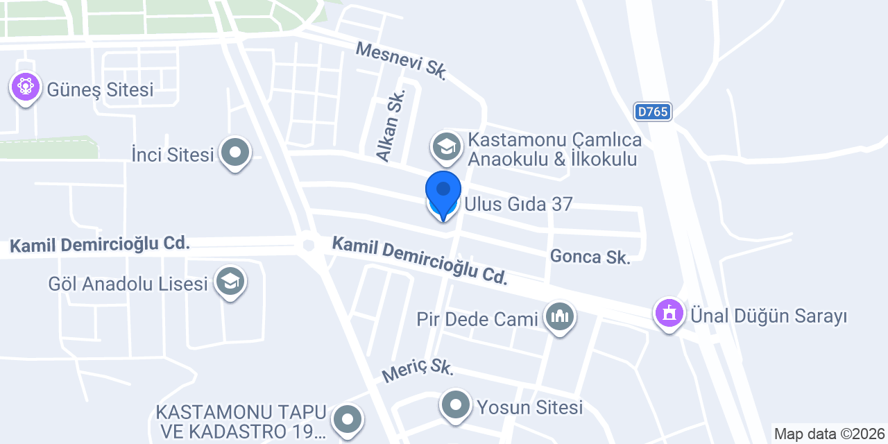 Ulus Gıda 37 konumu