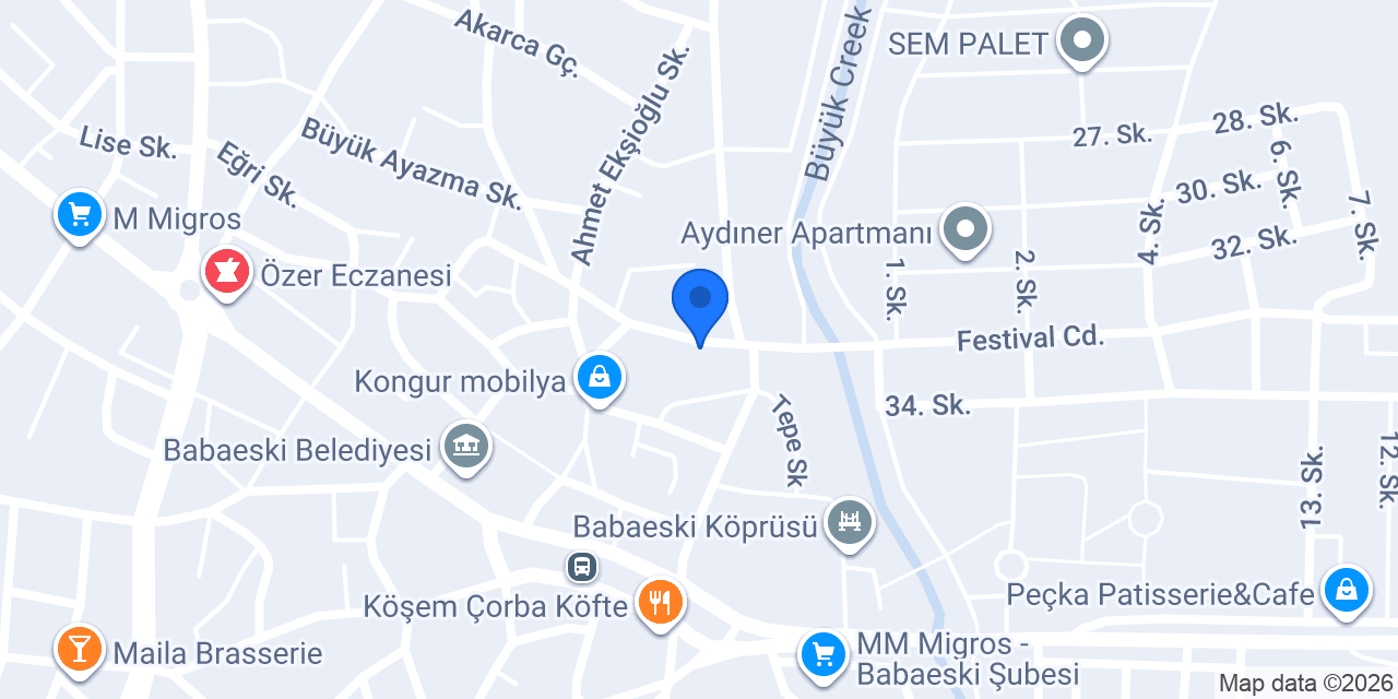 Sönmez Veteriner Kliniği konumu