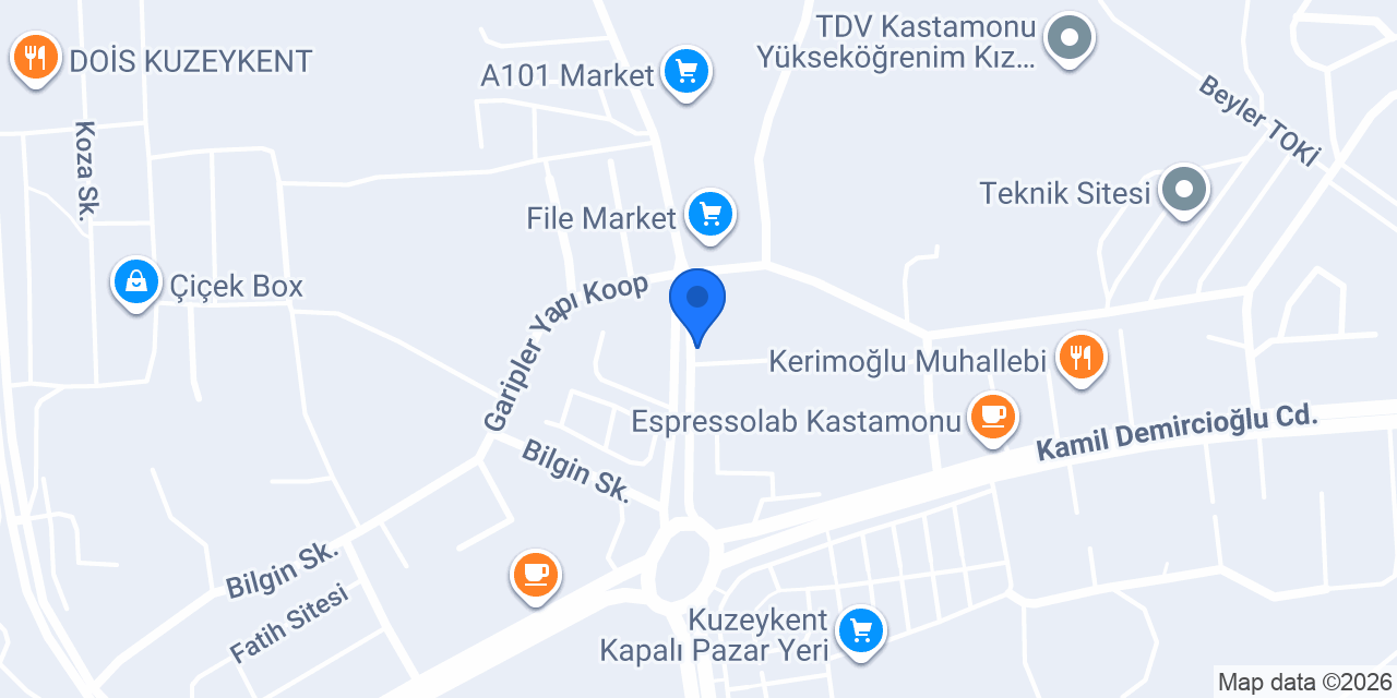 Oses Çiğ Köfte konumu