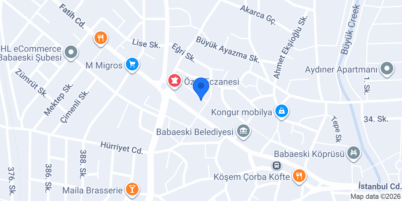 Özlem Akvaryum konumu