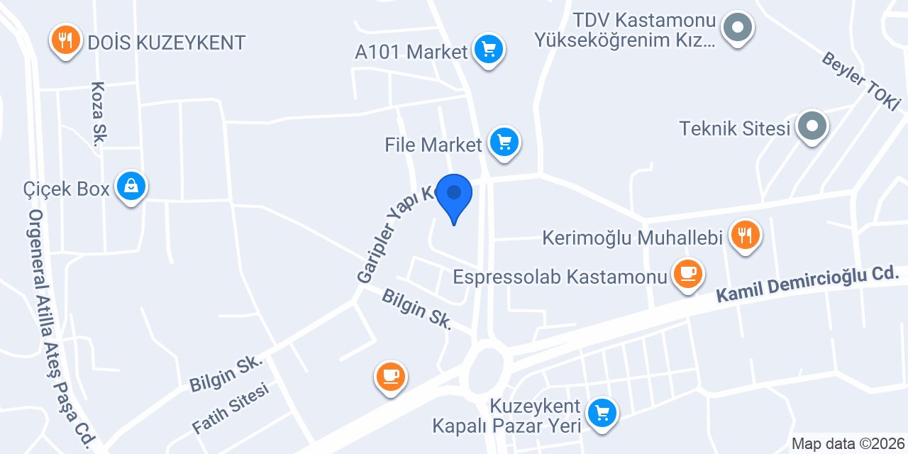 TEKİNLER HAFRİYAT konumu