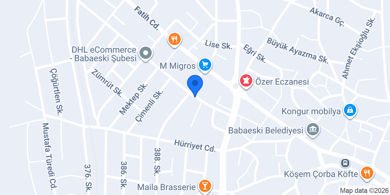 Derman Ticaret konumu