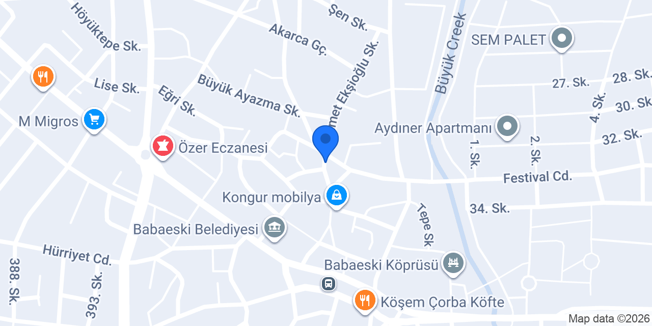 Babaeski Satılık Daire konumu
