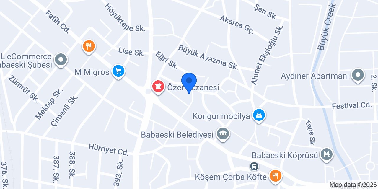 SALON MERT konumu