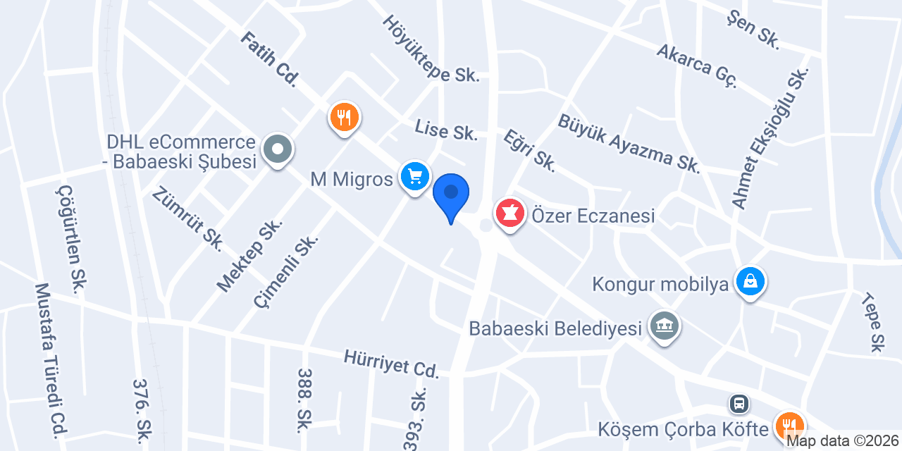 Beko konumu