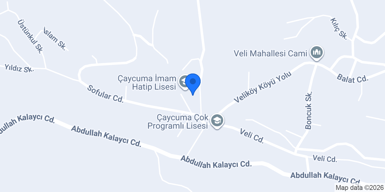 ÇAYCUMA RAM konumu