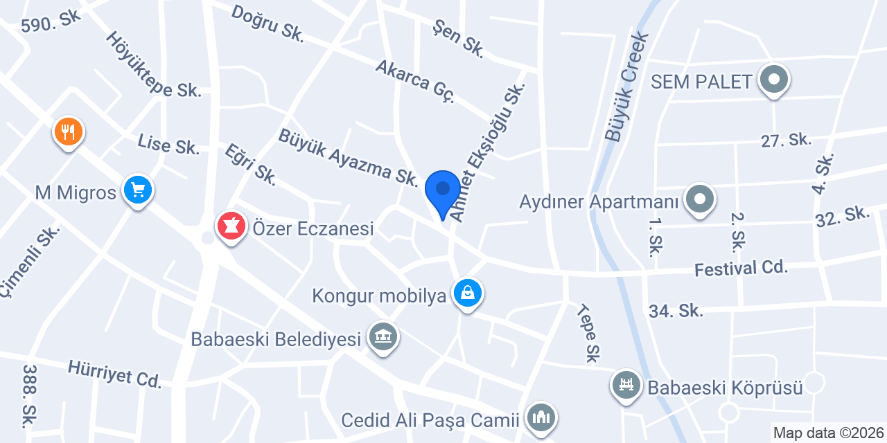 Ekolev Mobilya Babaeski konumu