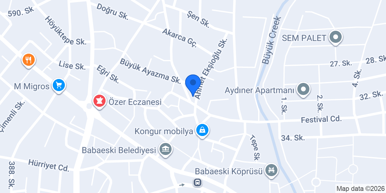 ENGİN MOBİLYA - ÖZER ENGİN konumu