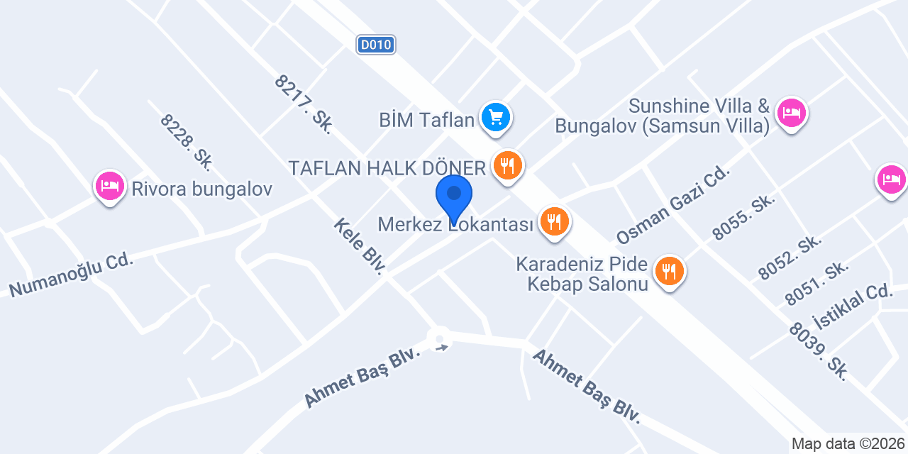 SAĞLAM ELEKTRİK(taflan) konumu