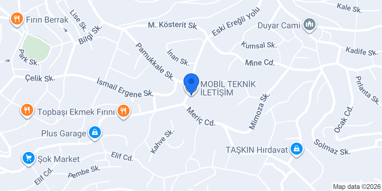 Kardeşler Pasta&Cafe konumu