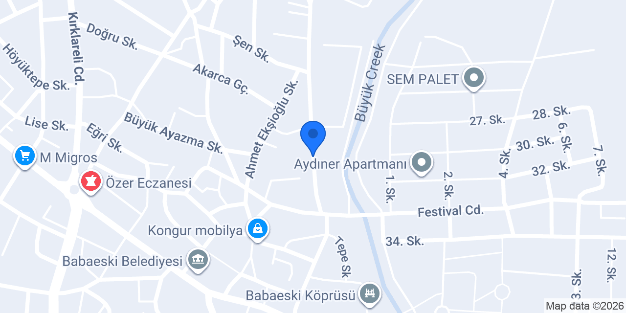 Koşar Sürücü Kursu konumu