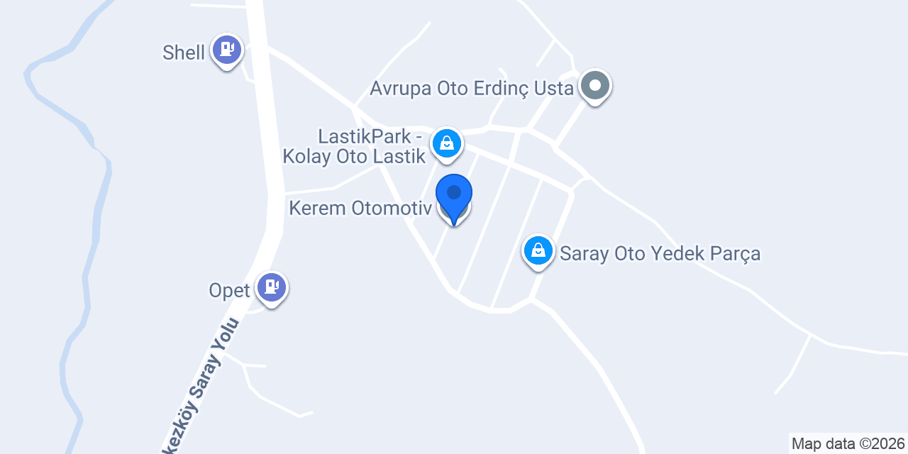 Kerem Otomotiv konumu