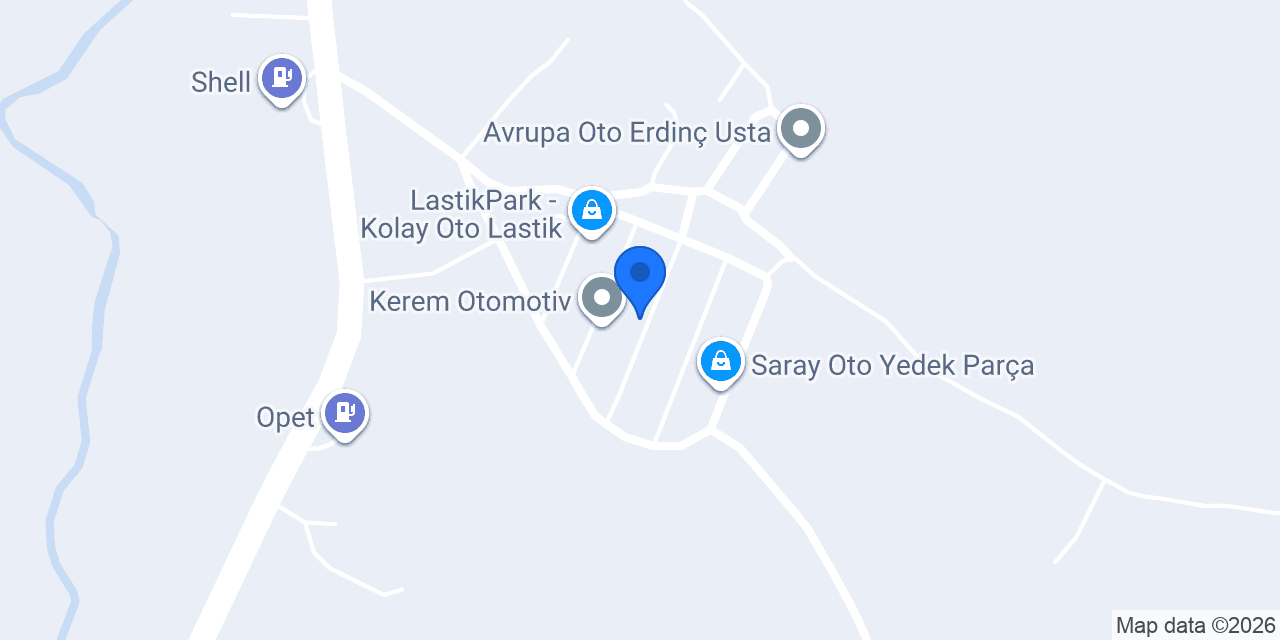 TEZEROĞULLARI OTO YEDEK PARÇA konumu