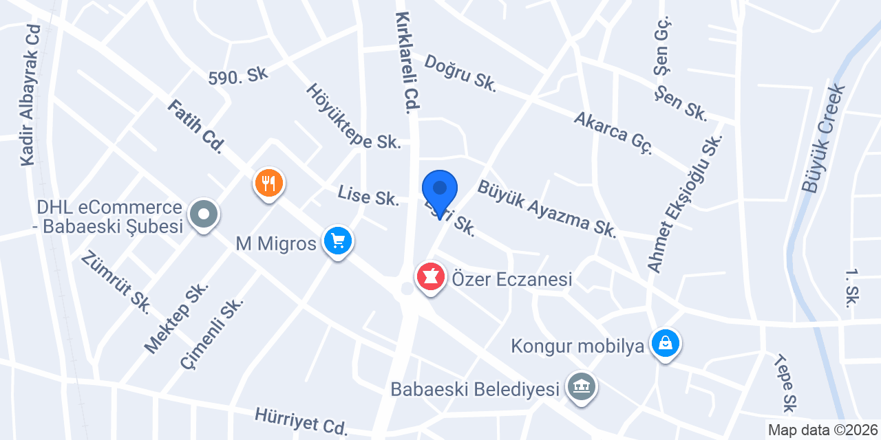 Tanju Erkek Kuaförü konumu