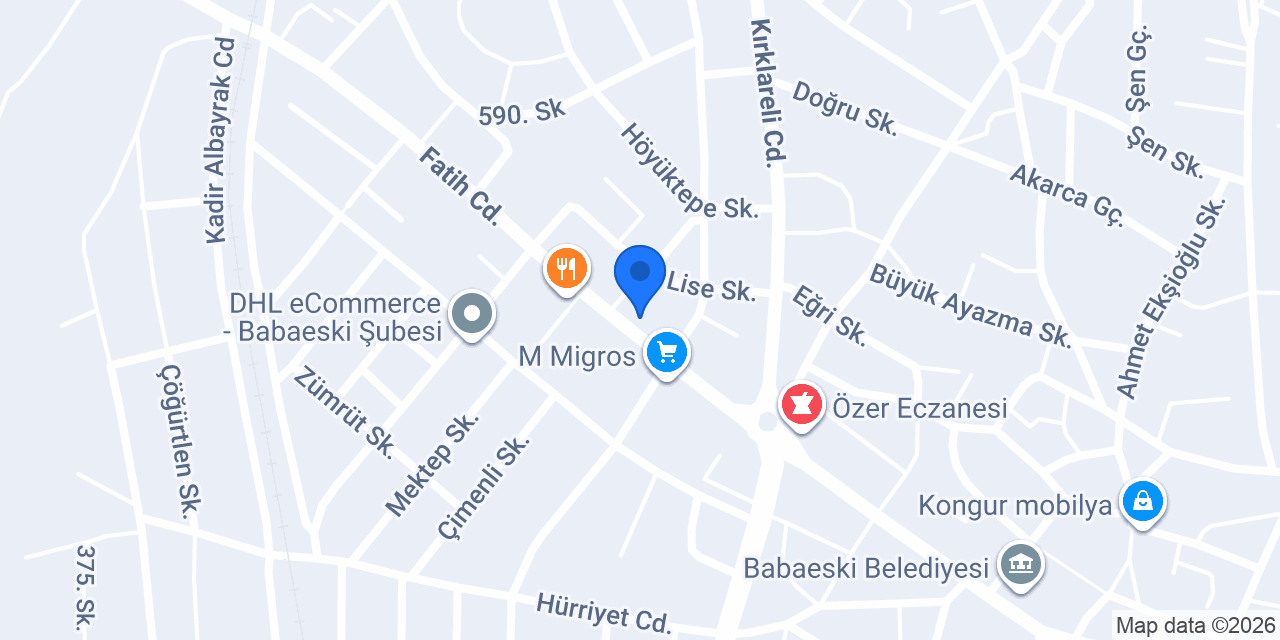Ece Eczanesi konumu