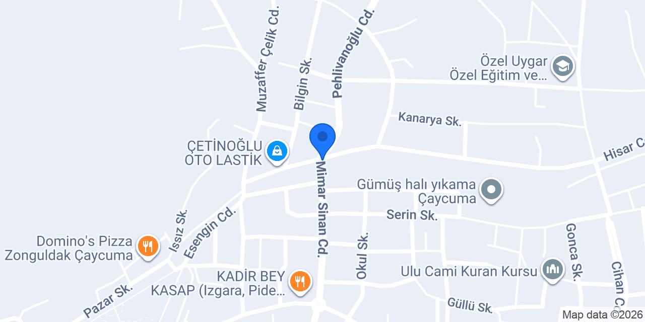 Otel Yeşil konumu