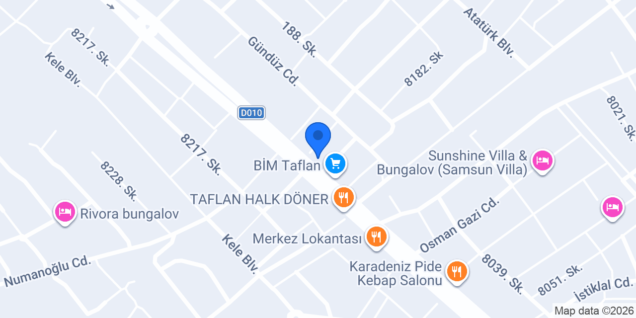 YILMAZ TICARET konumu