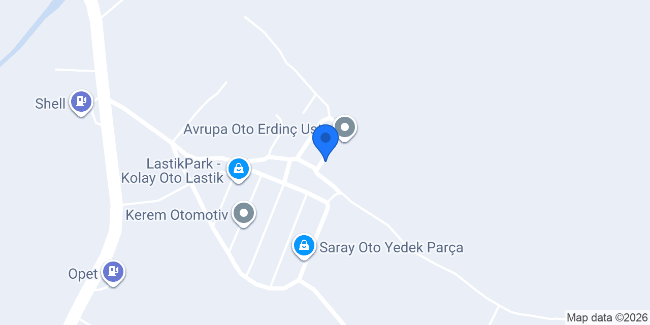ÖZ İŞ OTOMOTİV Hasar Onarım Merkezi konumu