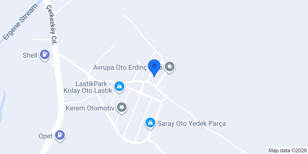 Tunca Oto Bakım Servis konumu