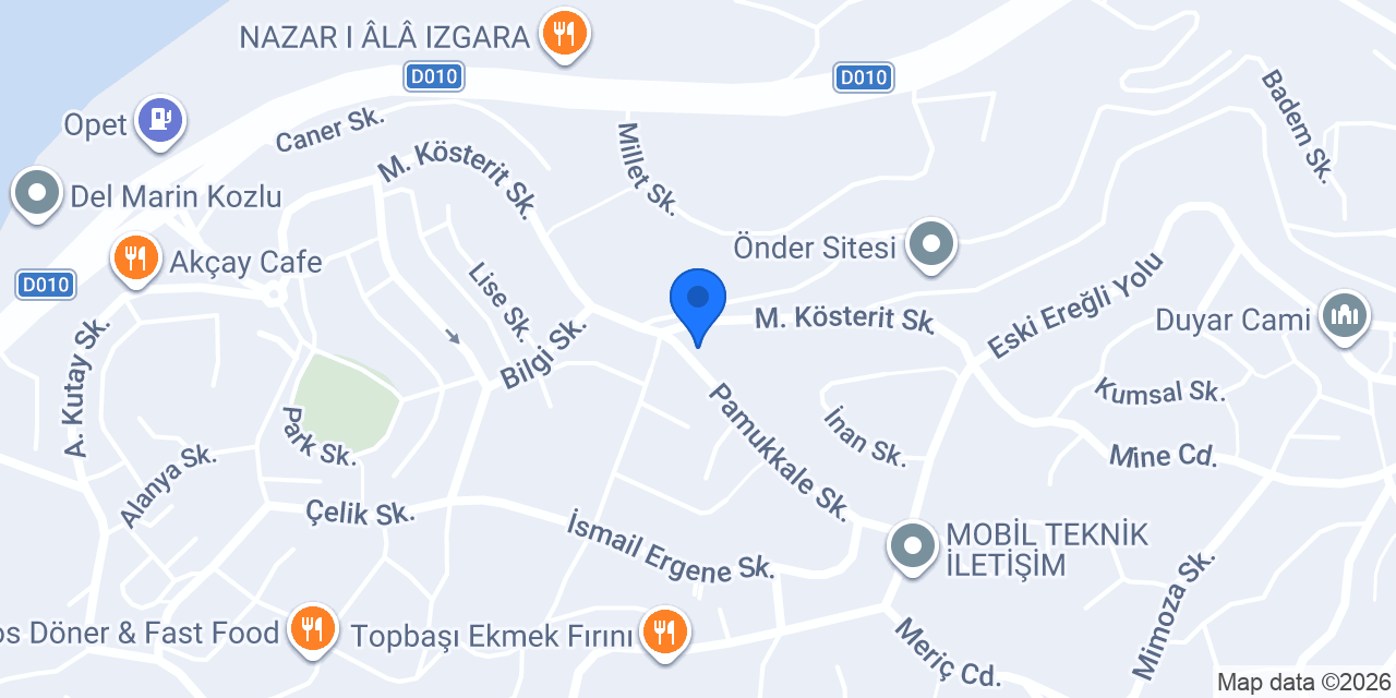 Şok Market konumu