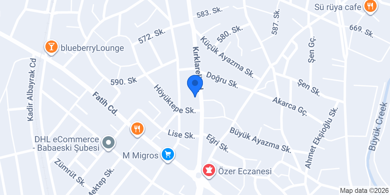 Dt. Öznur Taşkın konumu