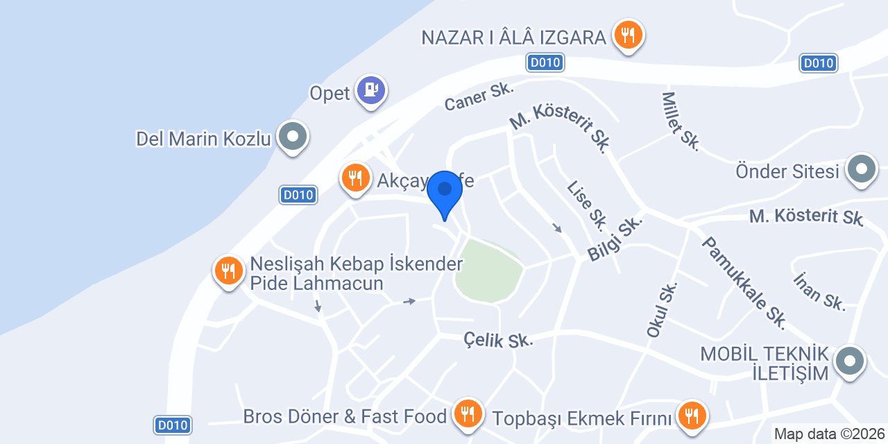 Fırın Berrak konumu