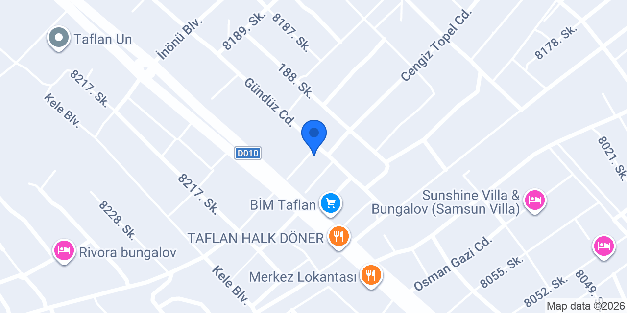 Erişti Sıhhi Tesisat konumu