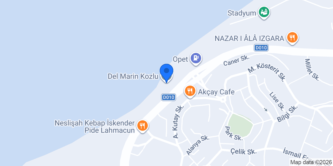 Del Marin Kozlu konumu