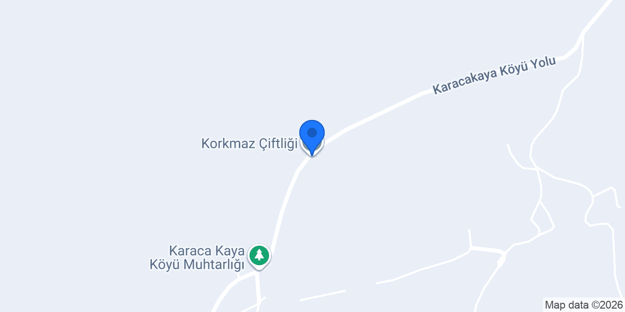 Korkmaz Çiftliği konumu