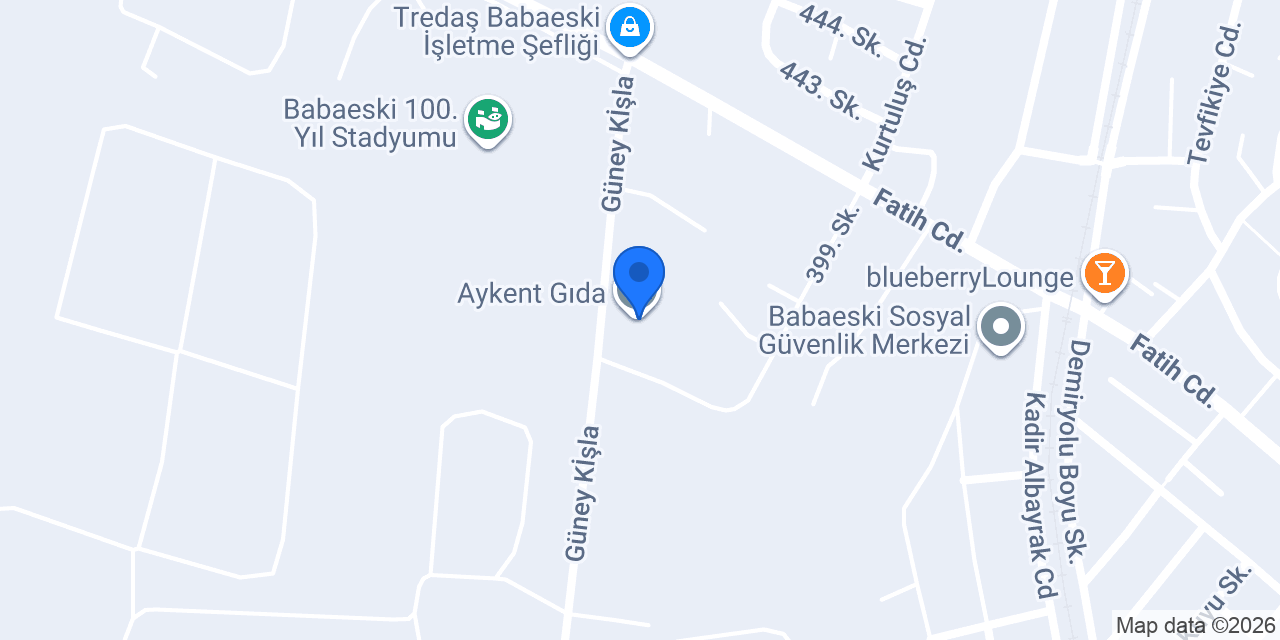 Aykent Gıda konumu