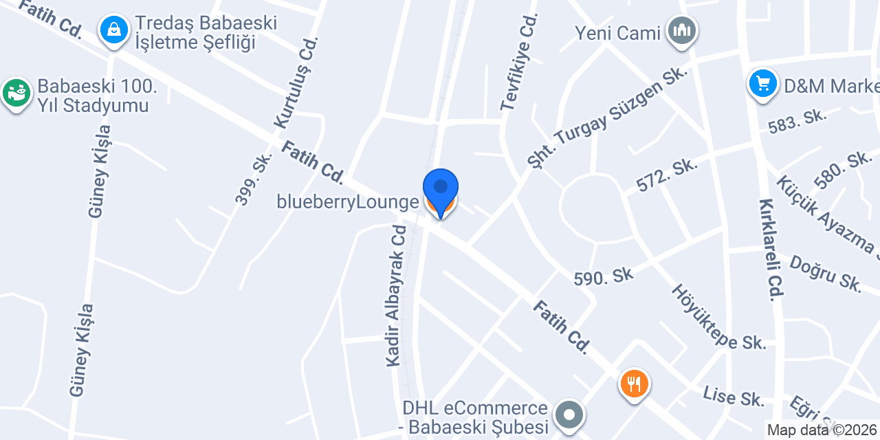 blueberryLounge konumu