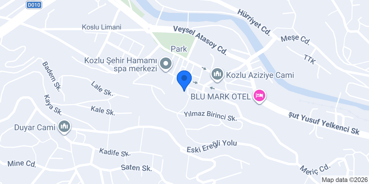 Kozlu İlçe Milli Eğitim Müdürlüğü konumu