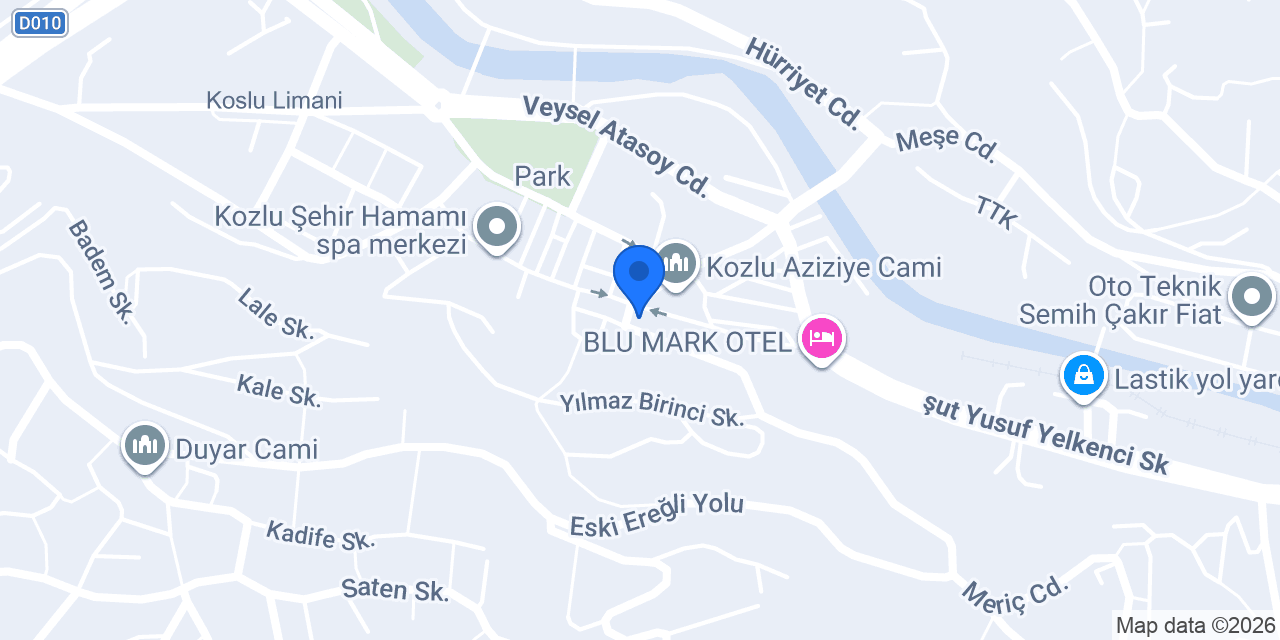Özdemir Ticaret konumu