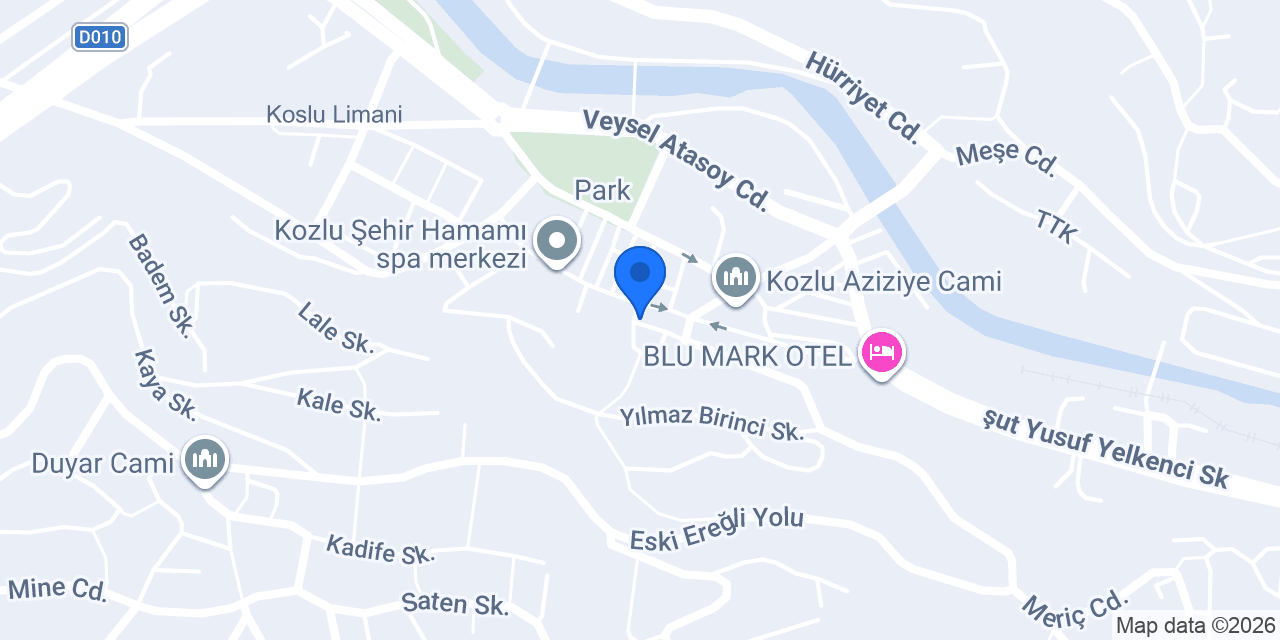 Kuaför Sezen konumu