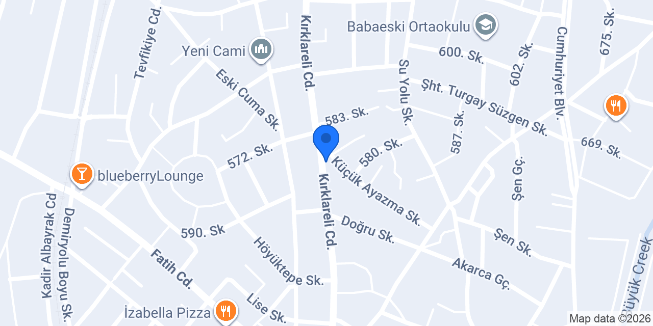 Babaeski Halk Eğitim Merkezi konumu