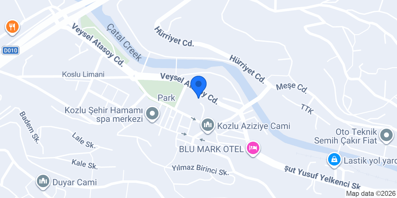 Heybem Süpermarket Kozlu Şubesi konumu