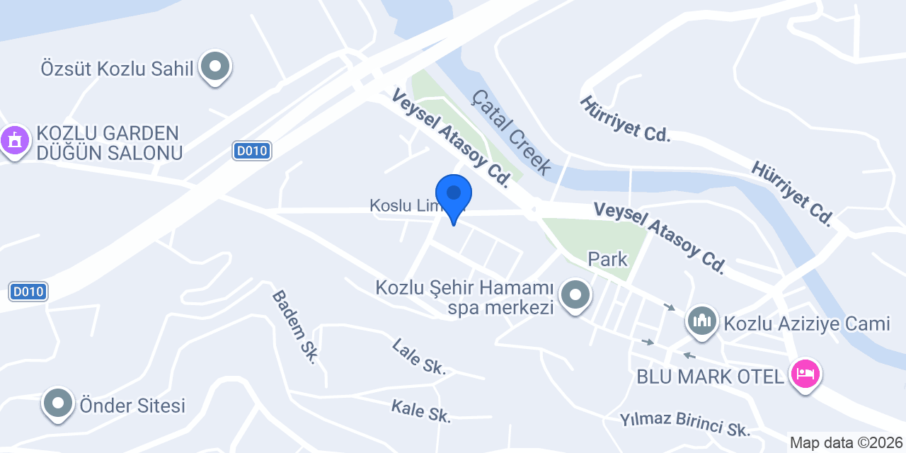 KOZLU Deva Veteriner Kliniği konumu