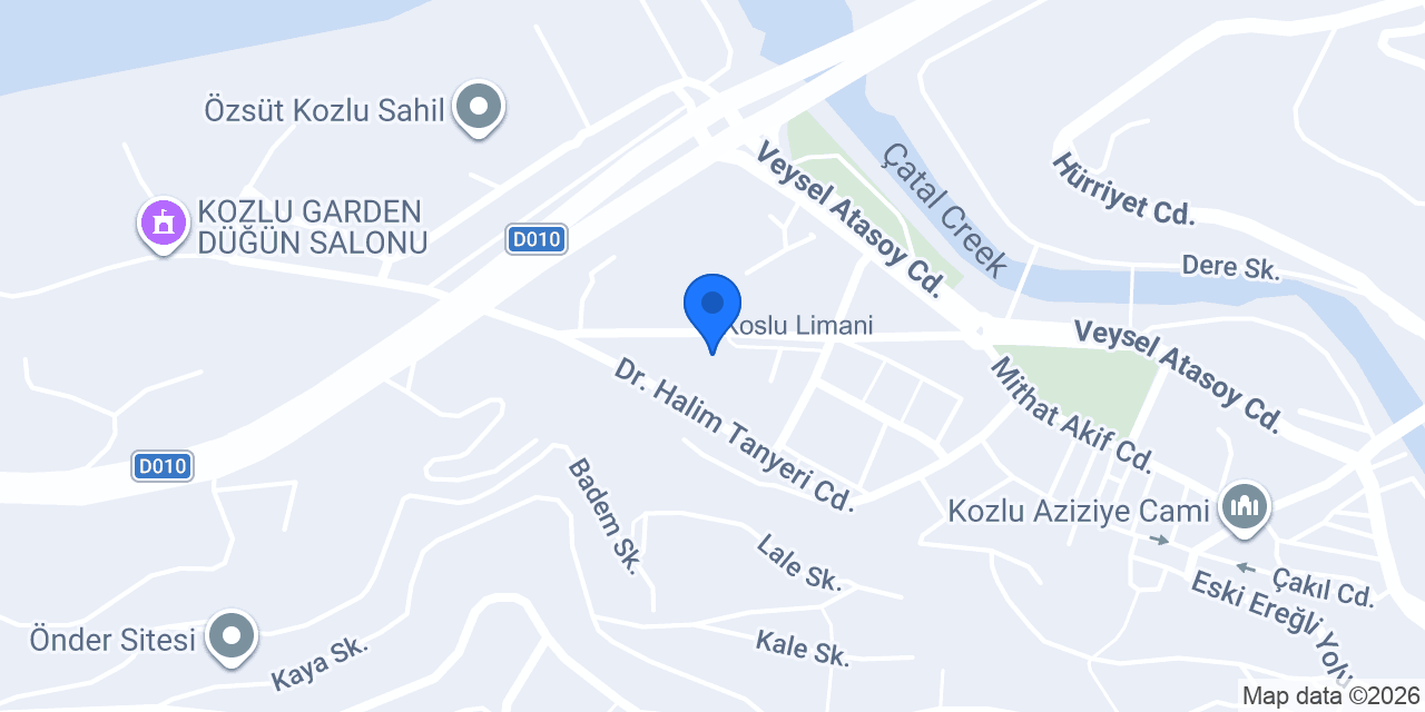 Halkbank Kozlu Şubesi konumu