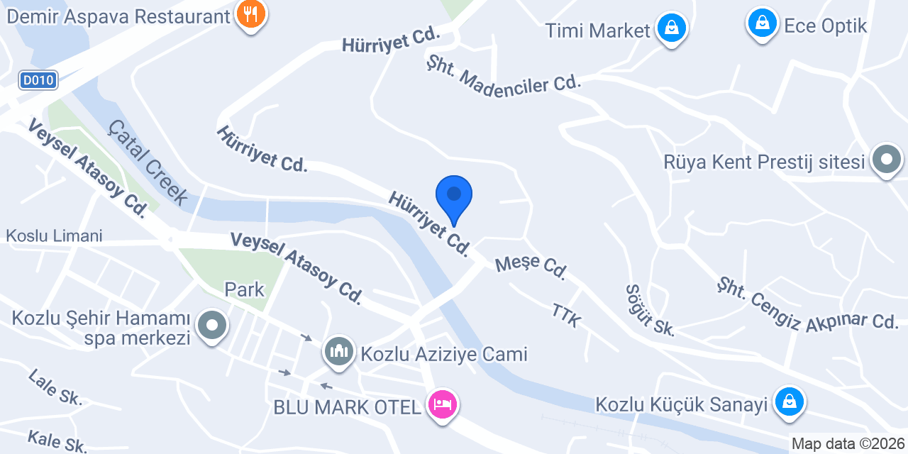 Bereket Fırını konumu