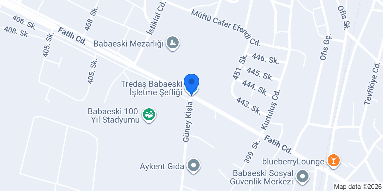 İdeal Restoran konumu