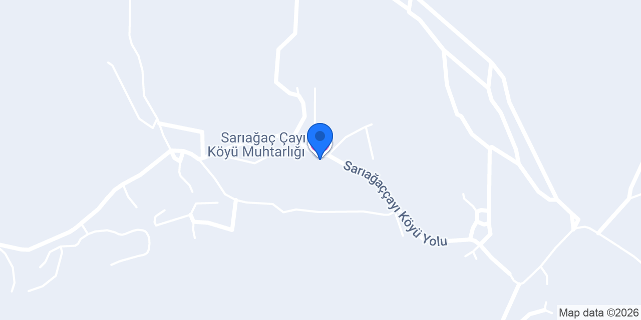 Sarıağaç Çayı Köyü Muhtarlığı konumu