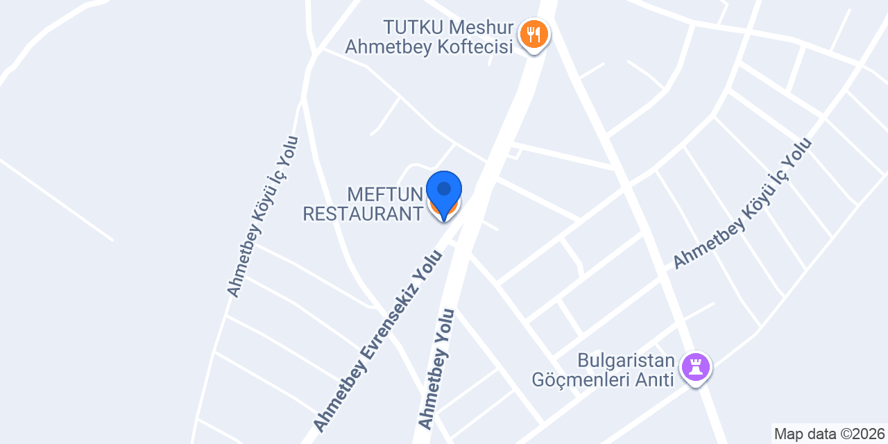 MEFTUN RESTAURANT konumu