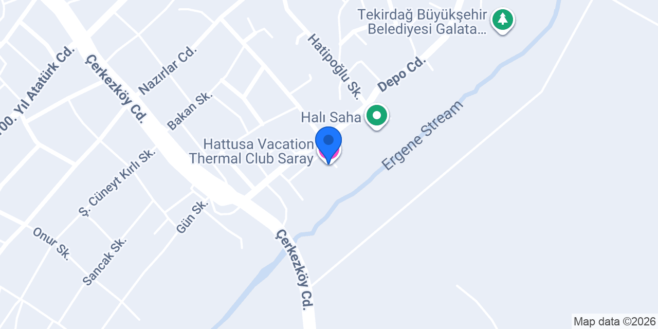 Hattusa Vacation Thermal Club Saray konumu
