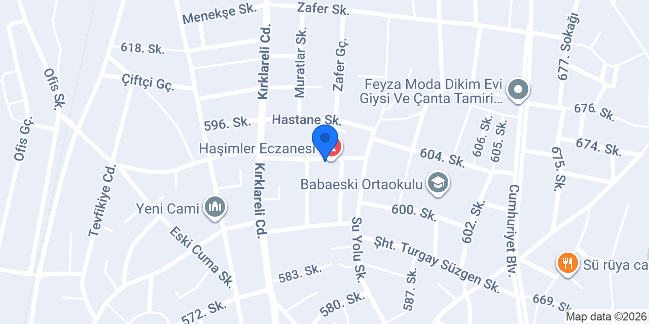 CİCİKUSMY CAFE konumu