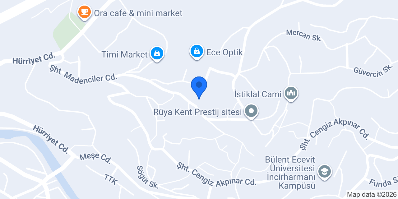 Güner bay bayan terzi konumu