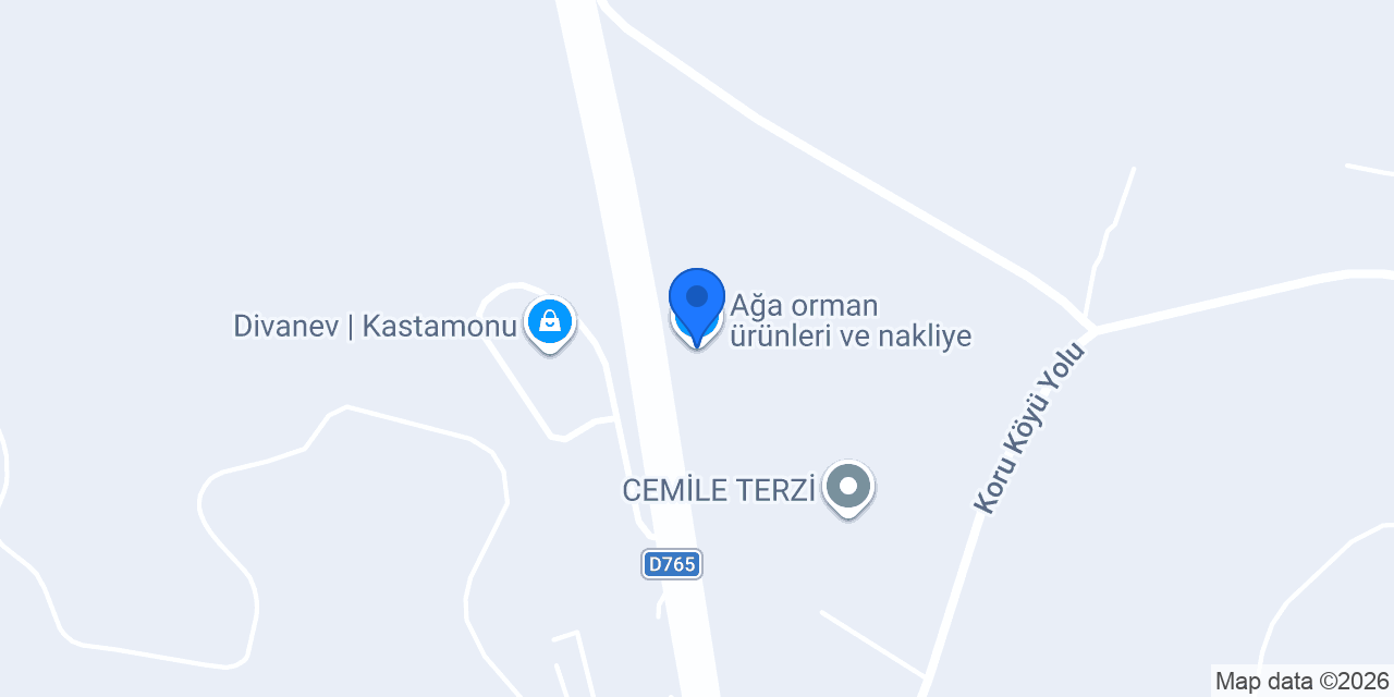 Ağa orman ürünleri ve nakliye konumu