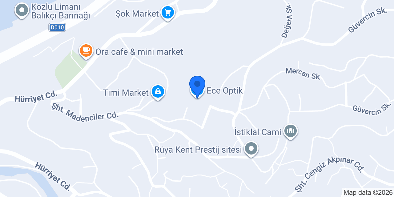 Ece Optik konumu
