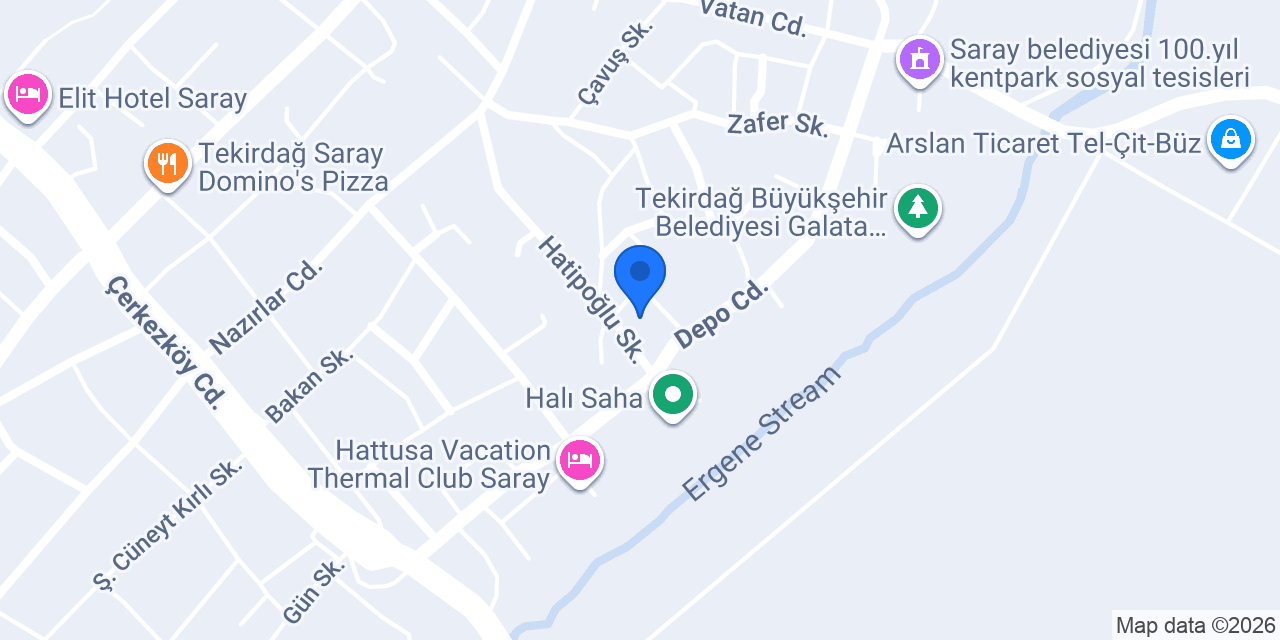 Saray Gün Temizlik konumu