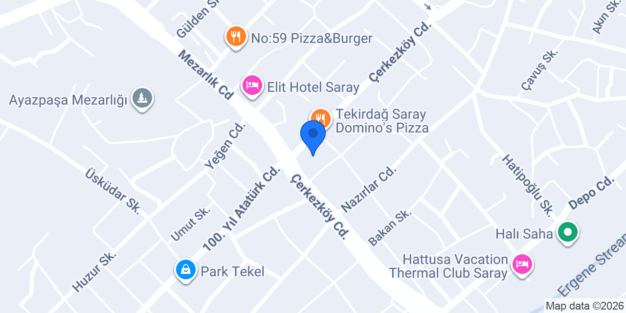SEZEN YAPI MARKET konumu