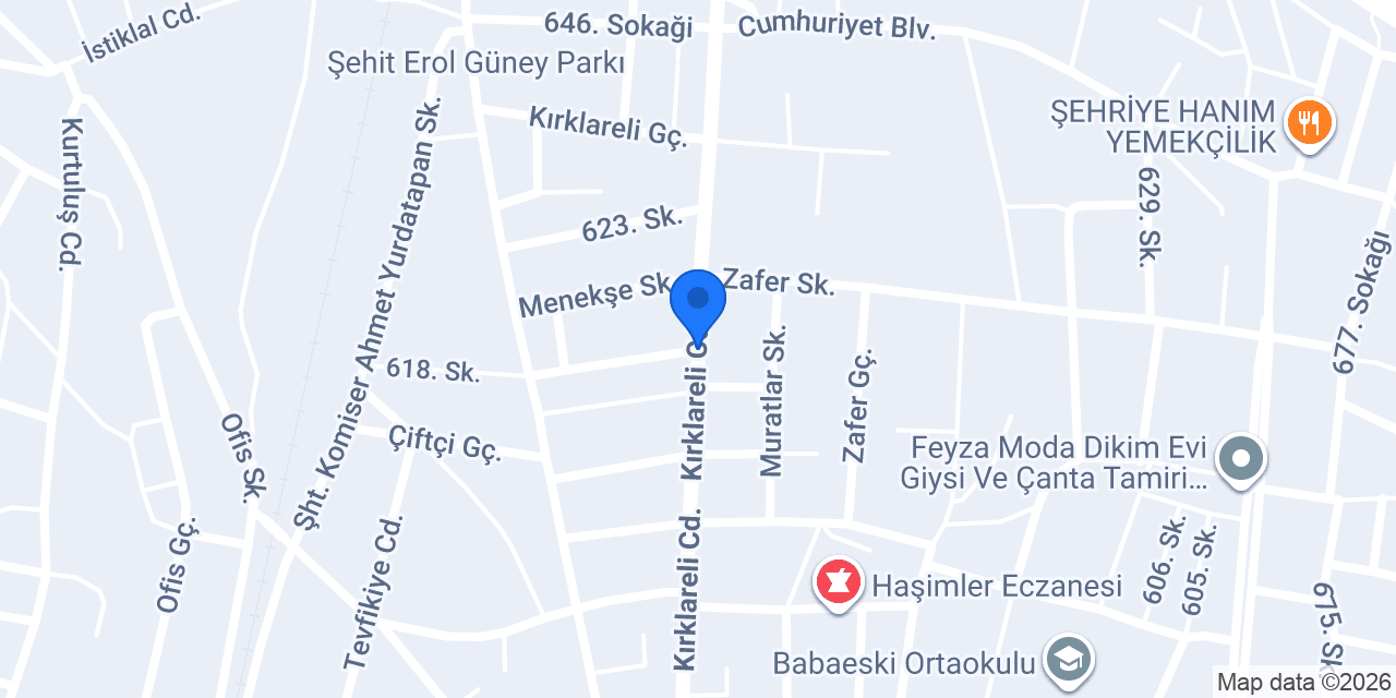 Tunç Yikama Kurtma Ütü konumu